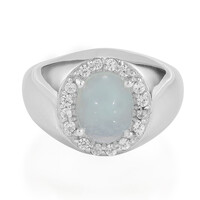 Anello in argento con Opale Paraiba