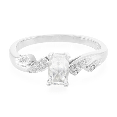 Anello in argento con Goshenite