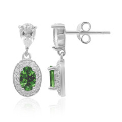 Orecchini in argento con Tsavorite