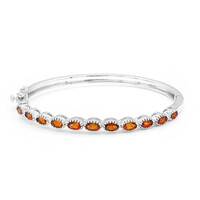 Bracciale in argento con Citrino Mandarino