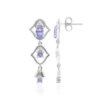 Orecchini in argento con Tanzanite (VIENNA 1903)