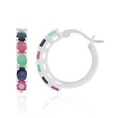Orecchini in argento con Smeraldo
