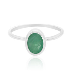 Anello in argento con Smeraldo Socoto