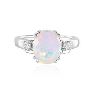 Anello in argento con Opale di Welo