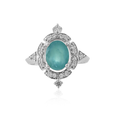 Anello in argento con Grandidierite