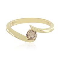 Anello in argento con Diamante Champagne I2
