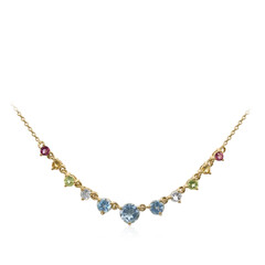 Collana in argento con Topazio Blu Cielo