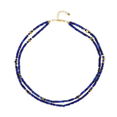 Collana in argento con Ematite Dorata (Riya)