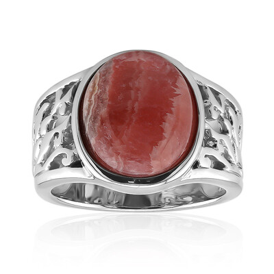Anello in argento con Rodocrosite (Art of Nature)