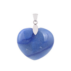 Ciondolo in argento con Quarzo Blu