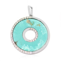 Ciondolo in argento con Turchese Campitos (Anne Bever)