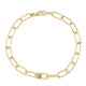 Bracciale in argento con Diamante Champagne VS1