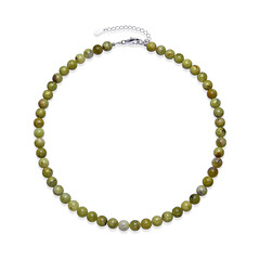 Collana in argento con Opale Verde