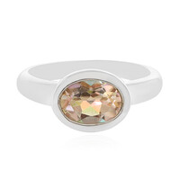Anello in argento con Quarzo Luna