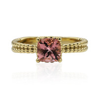 Anello in oro con Tormalina Rosa (Adela Gold)