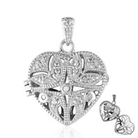 Ciondolo in argento con Diamante PK (I)