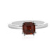 Anello in argento con Zircone Rosa