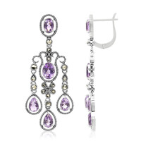 Orecchini in argento con Ametista