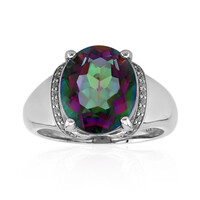 Anello in argento con Quarzo Mistico