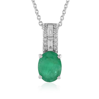 Collana in oro con Smeraldo Brasiliano (AMAYANI)