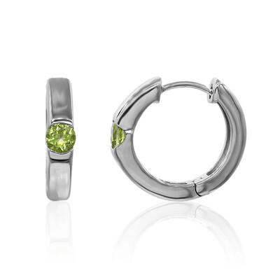 Orecchini in argento con Peridoto