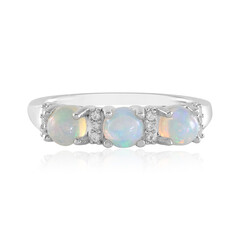 Anello in argento con Opale di Welo