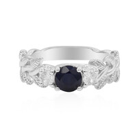 Anello in argento con Zaffiro Blu