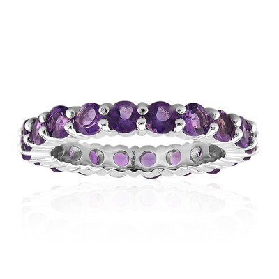 Anello in argento con Ametista