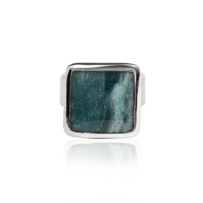 Anello in argento con Diaspro Ocelot