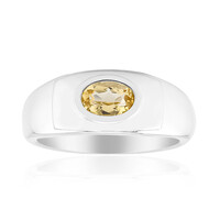 Anello in argento con Topazio Imperiale (Pallanova)