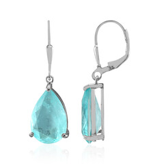 Orecchini in argento con Quarzo blu pastello