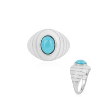 Anello in argento con Turchese Sleeping Beauty