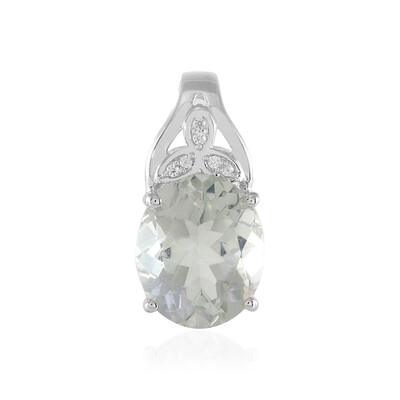 Ciondolo in argento con Ametista Verde