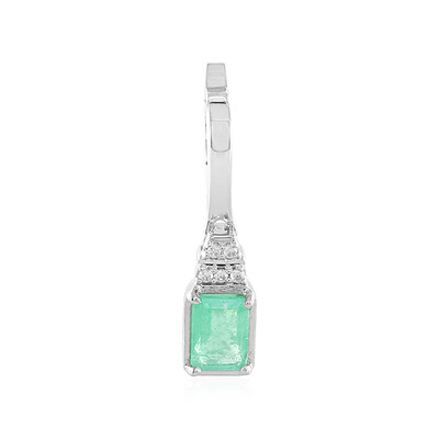 Ciondolo in argento con Smeraldo Russo