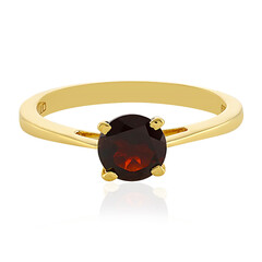 Anello in argento con Granato Mozambico