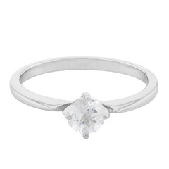Anello in argento con Berillo Himalayano