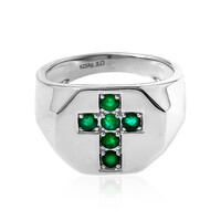 Anello in argento con Smeraldo