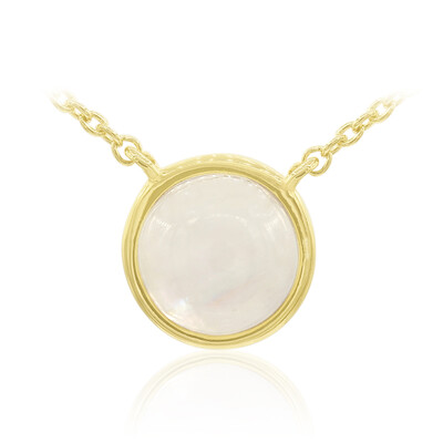 Collana in argento con Pietra di Luna Arcobaleno