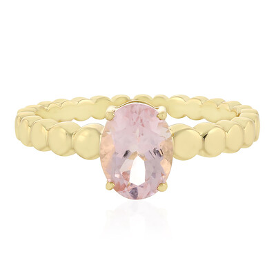 Anello in oro con Morganite