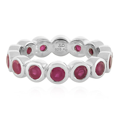 Anello in argento con Rubino del Madagascar