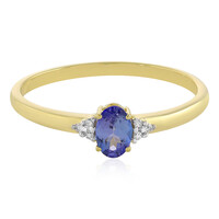 Anello in oro con Tanzanite AAA