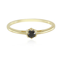 Anello in argento con Diamante Nero