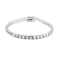 Bracciale in argento con Topazio Bianco
