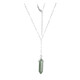 Collana in argento con Avventurina Verde