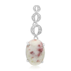 Ciondolo in argento con Cinabro