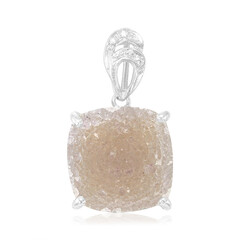 Ciondolo in argento con Agata Glitter