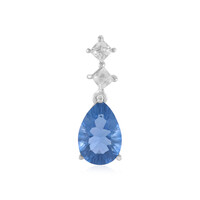 Ciondolo in argento con Fluorite Cangiante