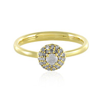 Anello in argento con Diamante I4 (J)