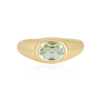 Anello in argento con Ametista Verde