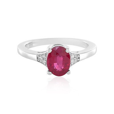 Anello in argento con Rubino Bemainty